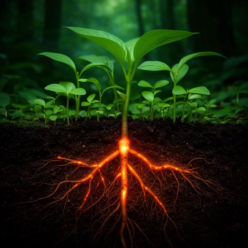 Roots in the earth, an image of grounding and preparation before sacred ceremony