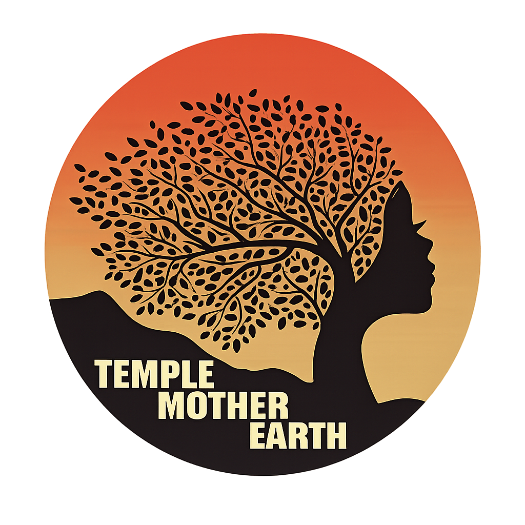 Temple Mother Earth sacred ceremony church logo for Kambo and Earth Medicine sacraments in Washington DC